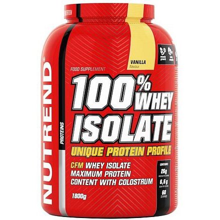 100% WHEY ISOLATE 1800 g vanilka