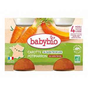 BABYBIO Mrkev s dýní 2x130 g