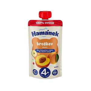 HAMÁNEK Kapsička broskev 4m+ 100 g