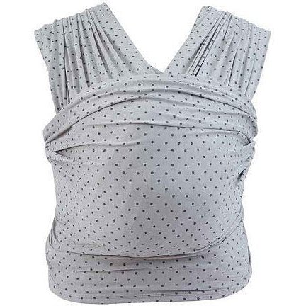 ŠÁTEK/Aura Wrap - Pearl Grey Dots