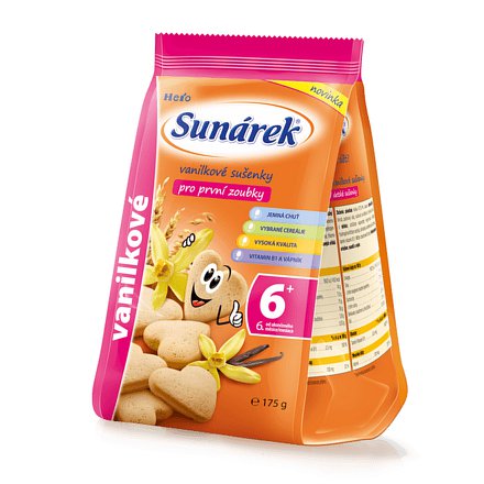 Sunárek vanilkové sušenky 175g