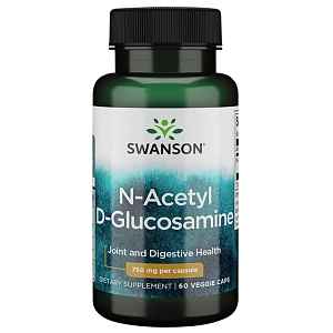 Swanson N-Acetyl D-Glucosamine, 750 mg, 60 kapslí