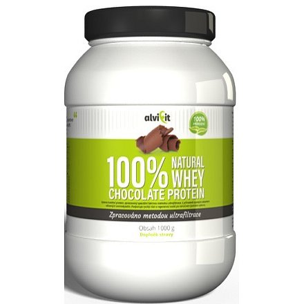 ALVIFIT 100% Natural WHEY Chocolate Protein 1000g