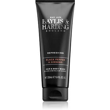 Baylis & Harding Black Pepper & Ginseng sprchový gel a šampon 2 v 1  250 ml