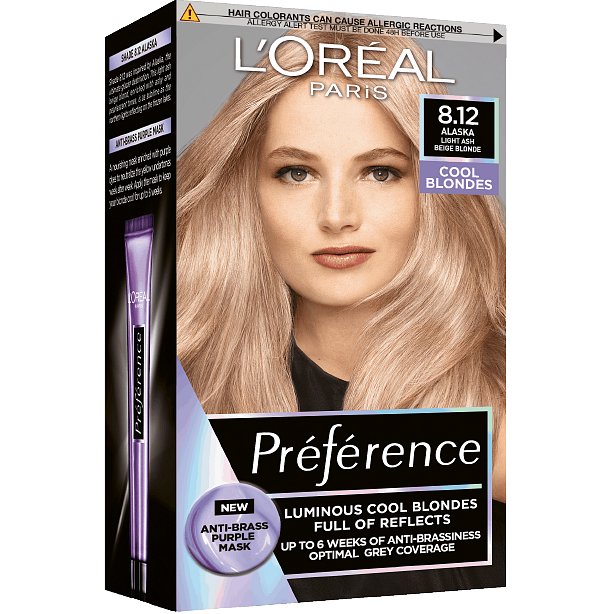 L'Oréal Paris Préférence 8.12 Alaska Studená světlá blond permanentní barva 1ks