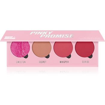 Makeup Obsession Pinky Promise paleta tvářenek 4 x 2,50 g