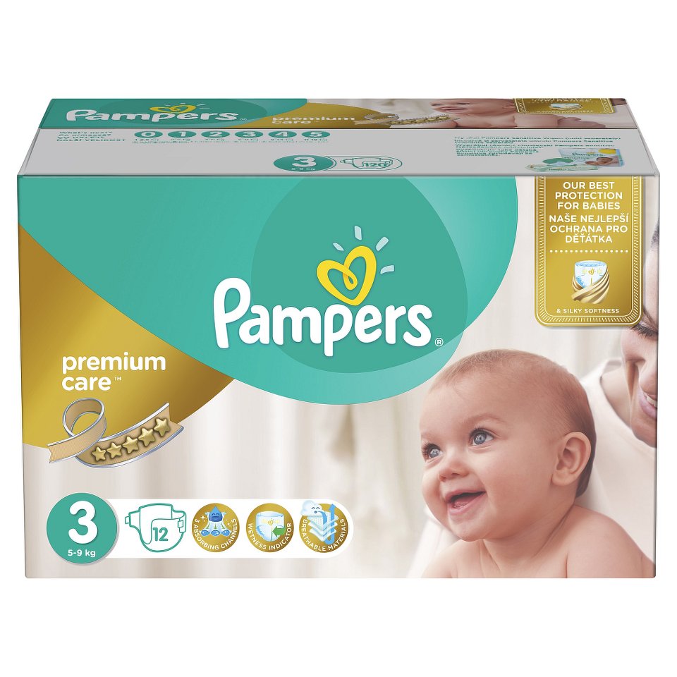 Pampers Plenky Premium Mega Box S3 120