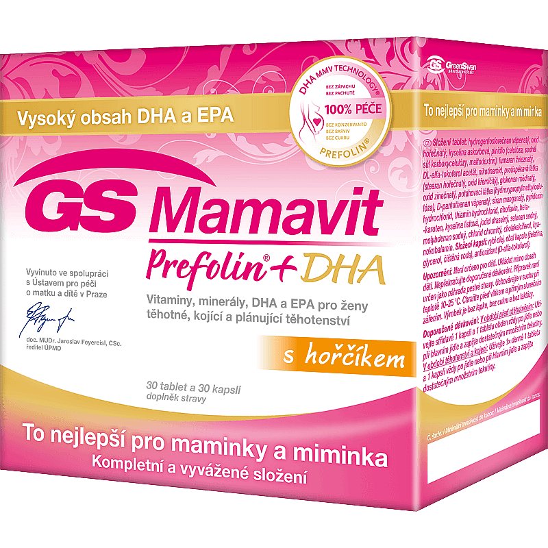 GS Mamavit Prefolin DHA EPA tbl/cps.30+30 2016 - II. jakost