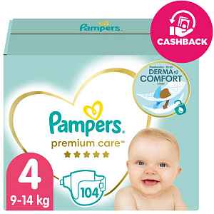 Pampers Plenky Premium Mega Box S4 104