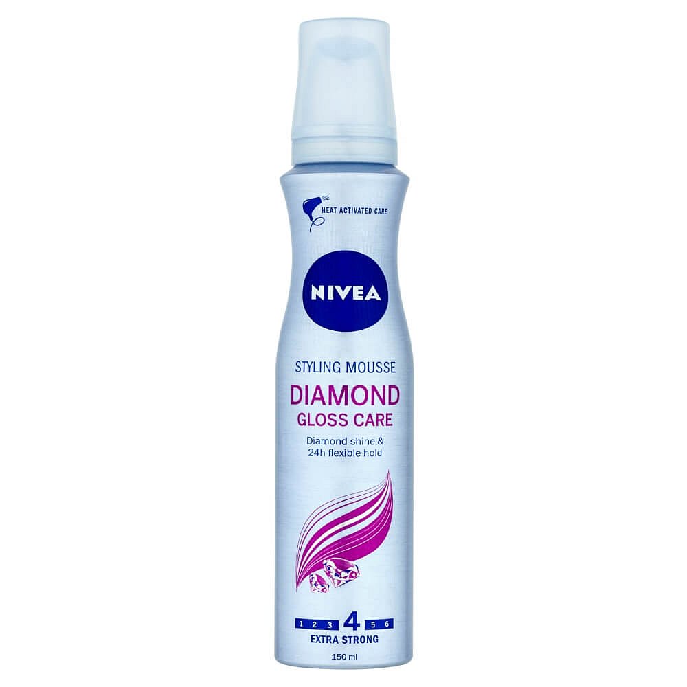 NIVEA Diamond Gloss pěnové tužidlo 150 ml