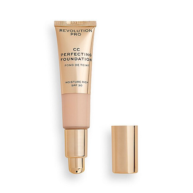 Revolution Multifunkční make-up pro suchou až kombinovanou pleť SPF 30 CC Cream Perfecting Foundation F0.1 26 ml