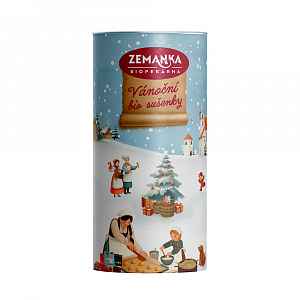 Zemanka BIO Vánoční sušenky v tubusu 3x70 g