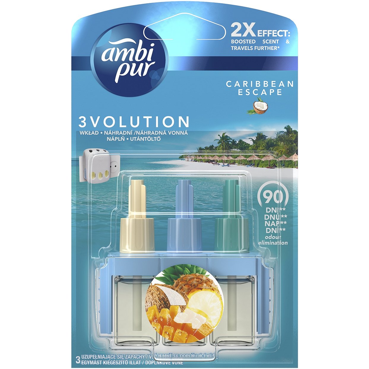 AMBI PUR 3 Volution Caribbean náhradní náplň 20 ml