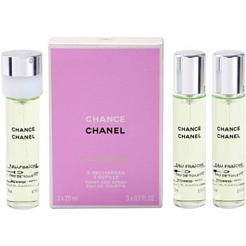 Chanel Chance Eau Fraîche toaletní voda (3 x náplň) pro ženy 3x20 ml