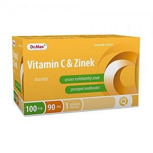 Dr.Max VITAMIN C + ZINEK tbl 90