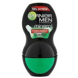 Garnier Men Mineral Xtreme Pánský deodorant roll-on proti pachu při horku a stresu 50ml