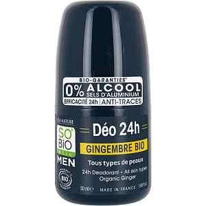 SO’BiO étic MEN Deodorant 24h zázvor BIO roll-on 50 ml
