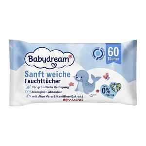 Babydream Vlhčené ubrousky s Aloe vera  60 ks 60 ks