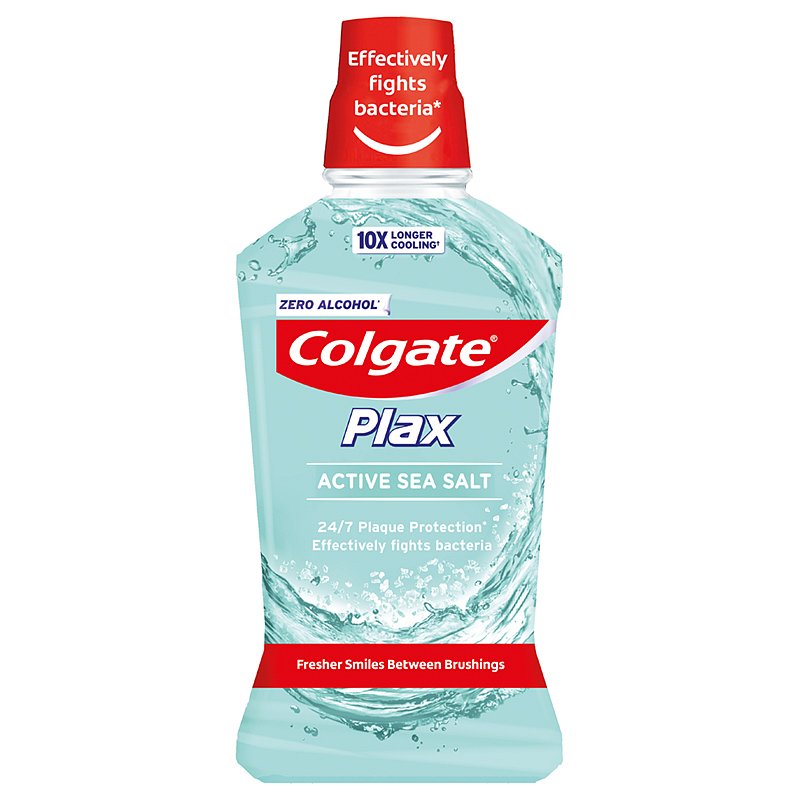 Colgate Plax  Active Sea Salt ústní voda 500 ml