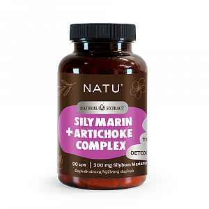 NATU Ostropestřec extrakt s artyčokem 90 kapslí