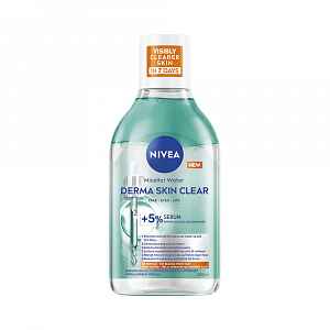Nivea Derma Skin Clear micelární voda 400 ml