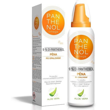 Panthenol Omega Chladivá pěna s aloe vera 9% 150ml