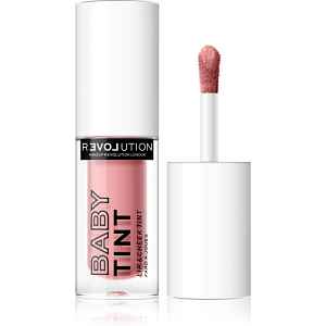 Revolution Relove Baby Tint tekutá tvářenka a lesk na rty odstín Rose 1.4 ml