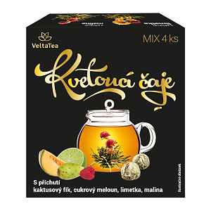 Velta Tea Zelený kvetoucí čaj Mix Silver 4 ks
