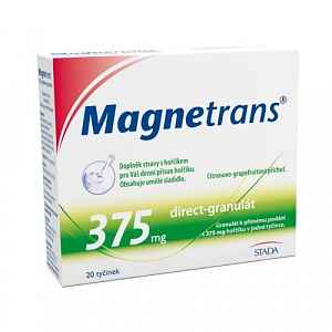 MAGNETRANS 375mg 20 tyčinek granulátu