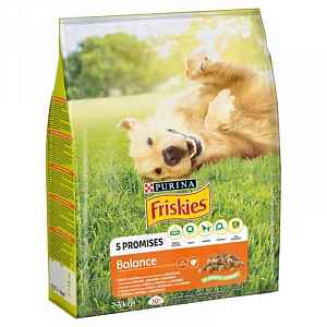 Friskies BALANCE 3kg kuře a zelenina granule pro psy