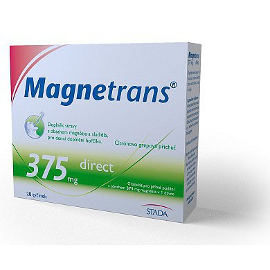 MAGNETRANS 375mg 20 tyčinek granulátu