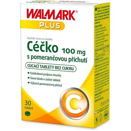 Walmark Céčko 100mg pomeranč 30 tablet