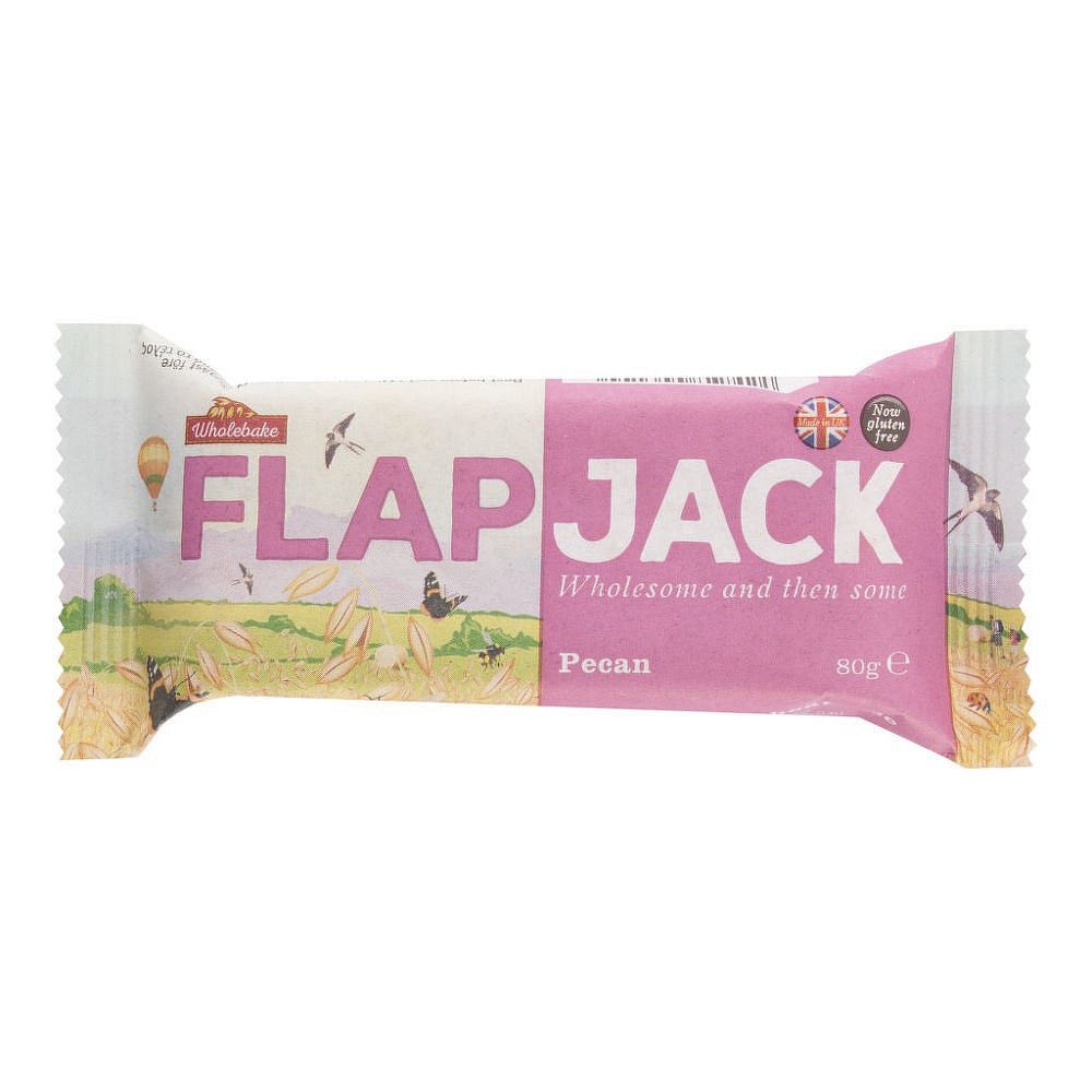 WHOLEBAKE Flapjack ovesný pekan bezlepkový 80 g