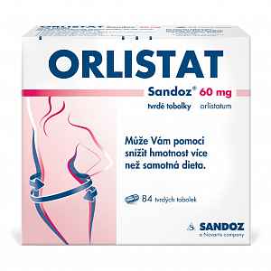 Orlistat Sandoz 60mg 84 tvrdých tobolek