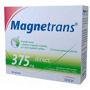 MAGNETRANS 375mg 50 tyčinek granulátu