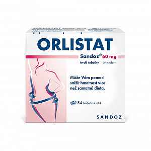 Orlistat Sandoz 60mg 84 tvrdých tobolek