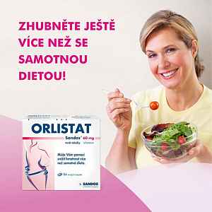 Orlistat Sandoz 60mg 84 tvrdých tobolek