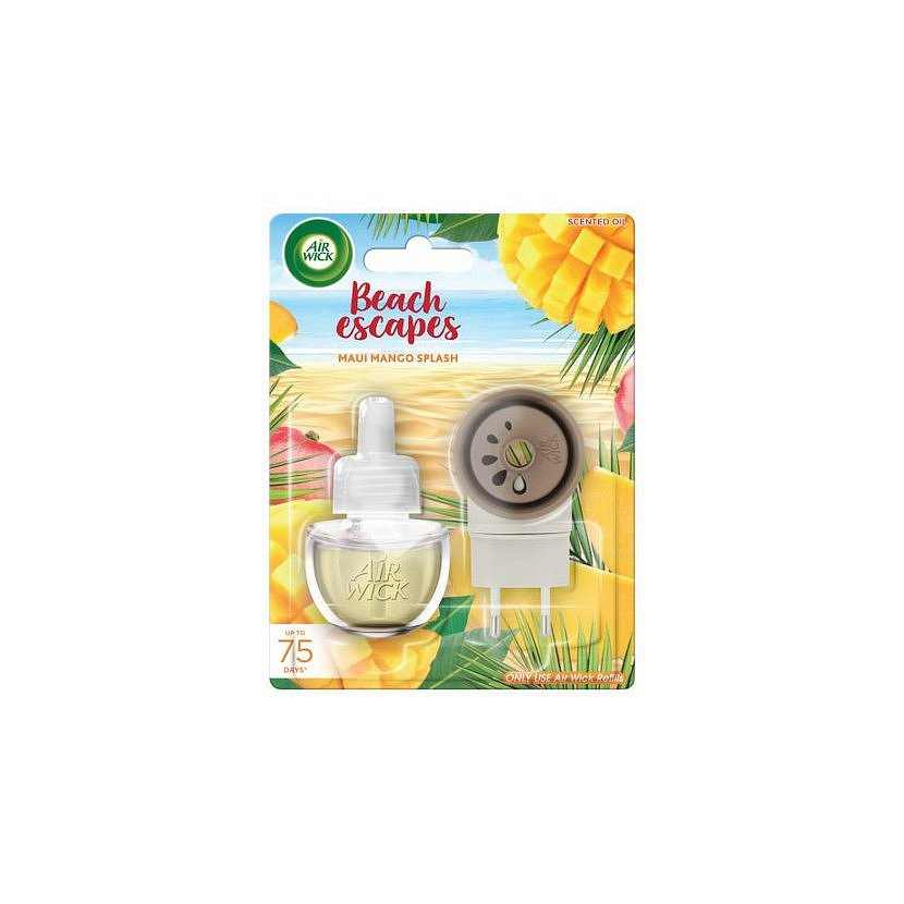 Air Wick elektrický osvěžovač vzduchu - strojek a náplň - Maui mangové šplíchnutí 19 ml