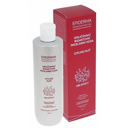 EPIDERMA bioaktivní CBD micel.voda odlič. 300ml