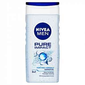 NIVEA Sprchový gel muži PURE IMPACT 250ml 80892