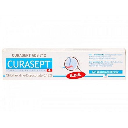Curaprox Curasept ADS 712 gelová pasta 75ml 0.12%