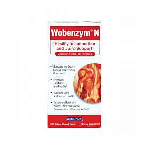 Garden of Life Wobenzym N, 800 enterosolventních tablet