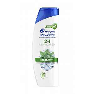 Head&Shoulders Anti-Hairfall Menthol Šampon proti lupům 400 ml