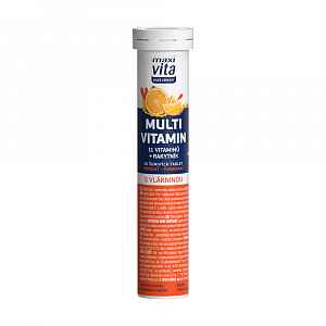 Maxivita Multivitamin + rakytník 20 šumivých tablet