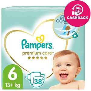 PAMPERS Premium Care vel.6 Value Pack 13+kg 38 ks
