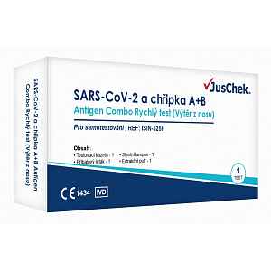 Alltest JusChek SARS-CoV-2 a chřipka A/B antigenní test 1 ks