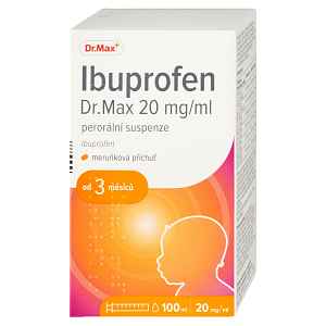 Dr. Max Ibuprofen 20 mg/ml perorální suspenze 100 ml