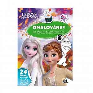 JIRI MODELS Omalovánky A4 se samolepkami Ledové království 1 ks