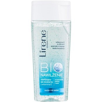 Lirene Bio Hydration čisticí micelární gel na obličej a oči 200 ml