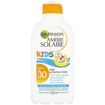 Garnier Ambre Solaire Kids ochranné voděodolné mléko pro děti OF 30 200ml